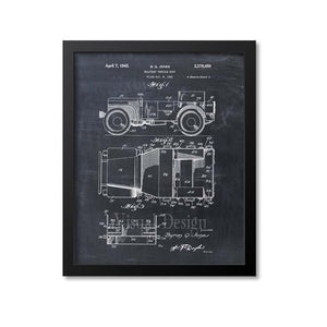 Willys Jeep Patent Print