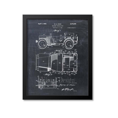 Willys Jeep Patent Print
