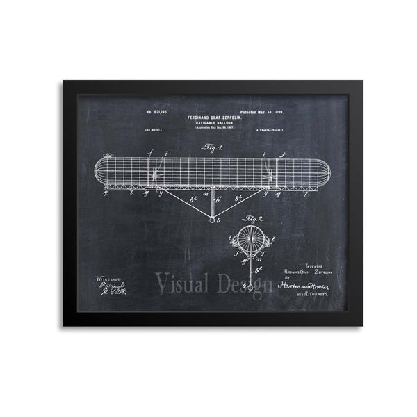 Zeppelin Patent Print