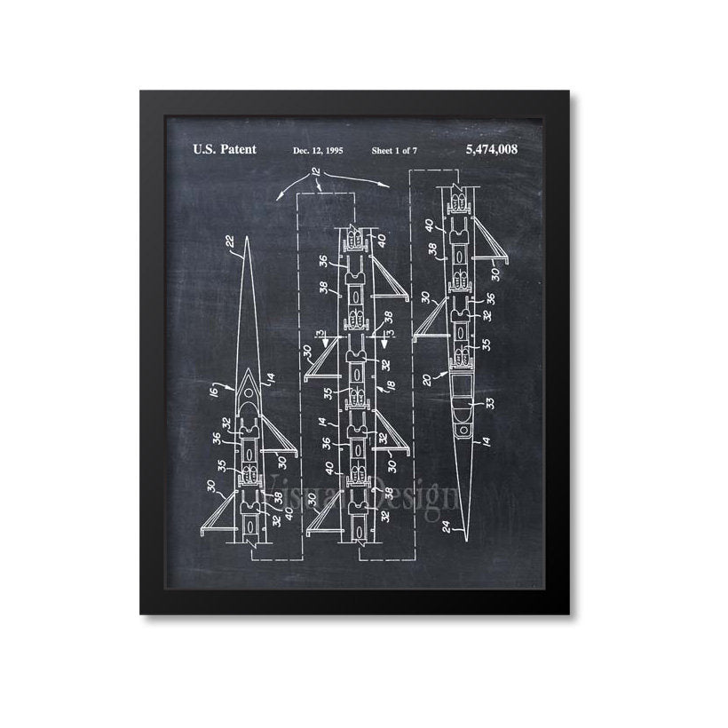 8 Man Rowing Shell Width 8 Man Rowing Shell – Print A Patent