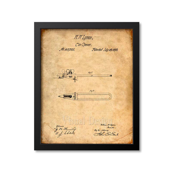 Can Opener Patent Print