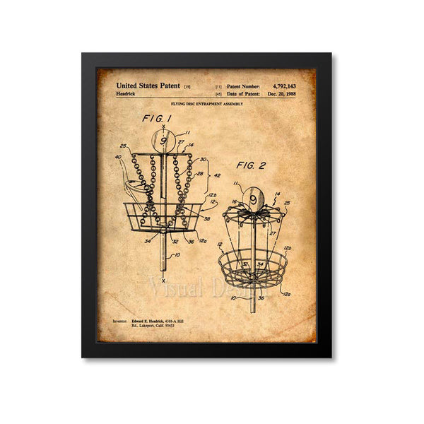 Disc Golf Patent Print