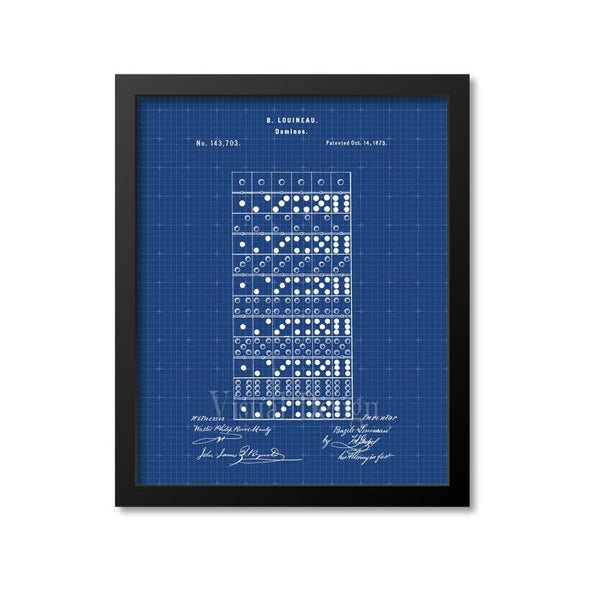 Dominoes Patent Print