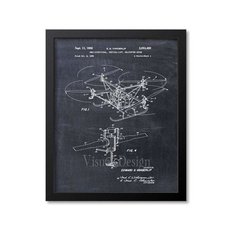 Drone Patent Print