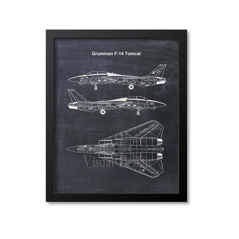 F14 Tomcat Patent Print