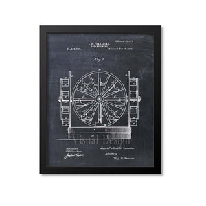 Ferris Wheel Patent Print