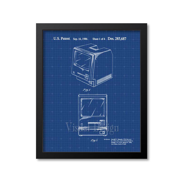 First Apple Computer Patent Print