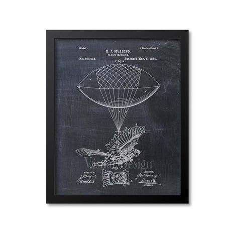 Flying Machine Patent Print