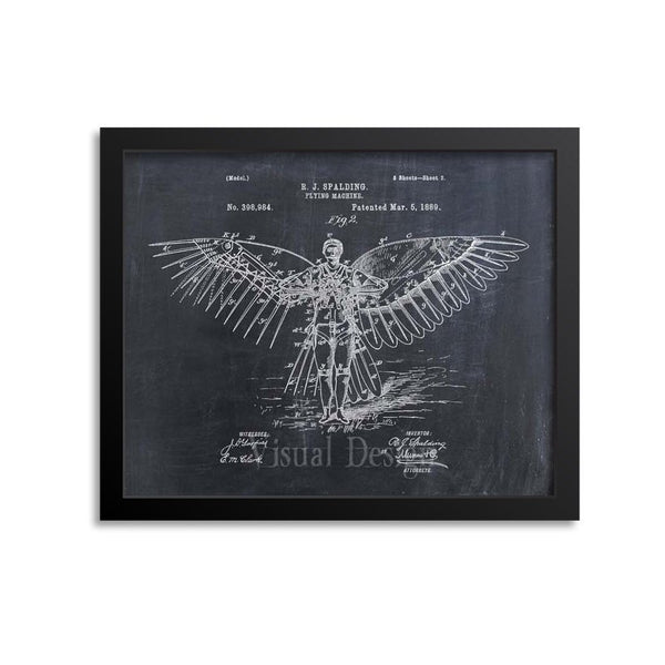 Flying Machine Patent Print