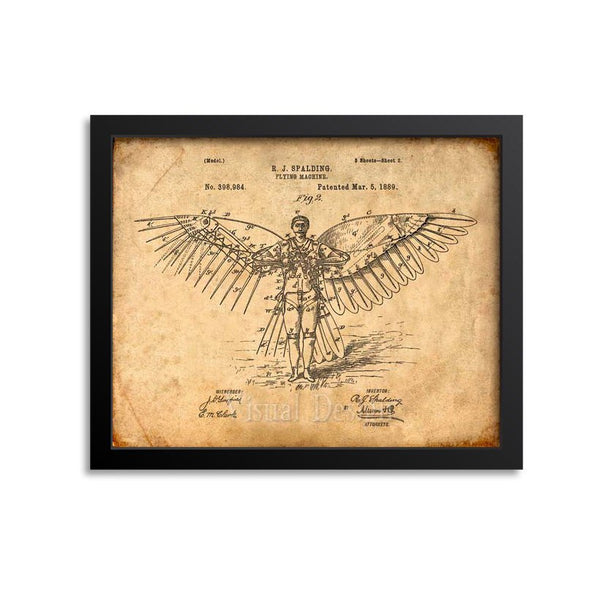 Flying Machine Patent Print