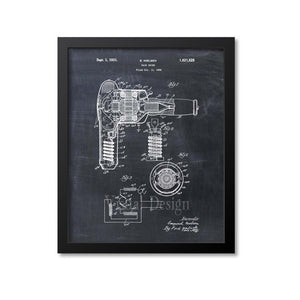 Hair Dryer Patent Print