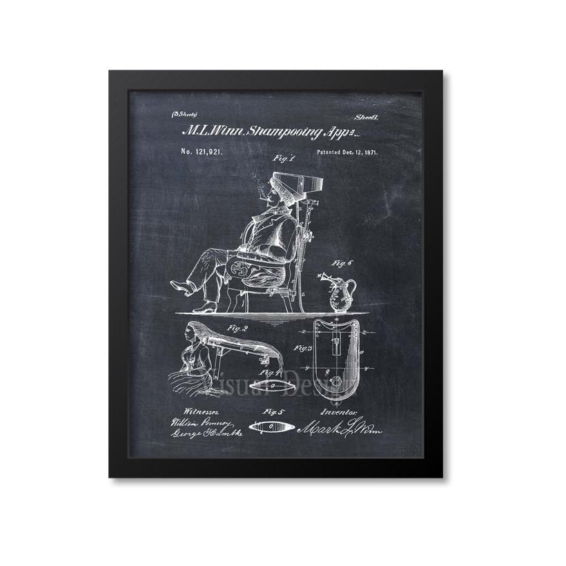 Hair Shampooing Appliance Patent Print