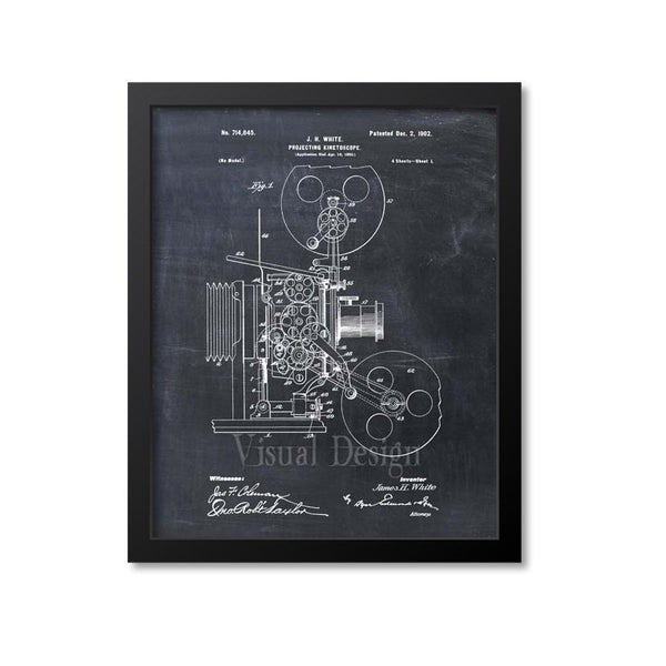 Kinetoscope Patent Print