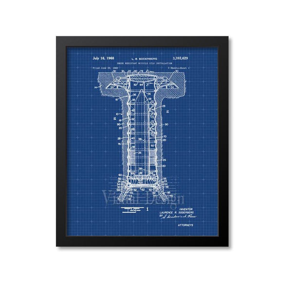 Missile Silo Patent Print