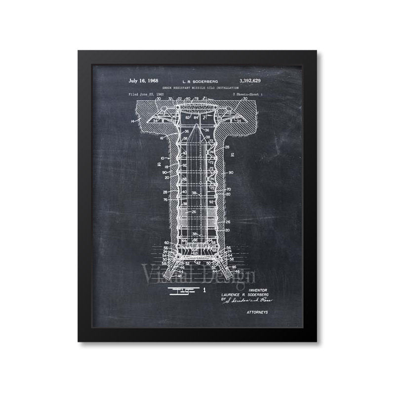 Missile Silo Patent Print