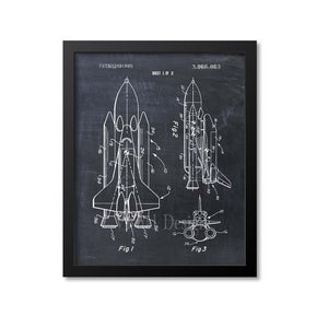 Nasa Space Shuttle Patent Print