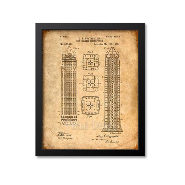 Iron Building Patent Print