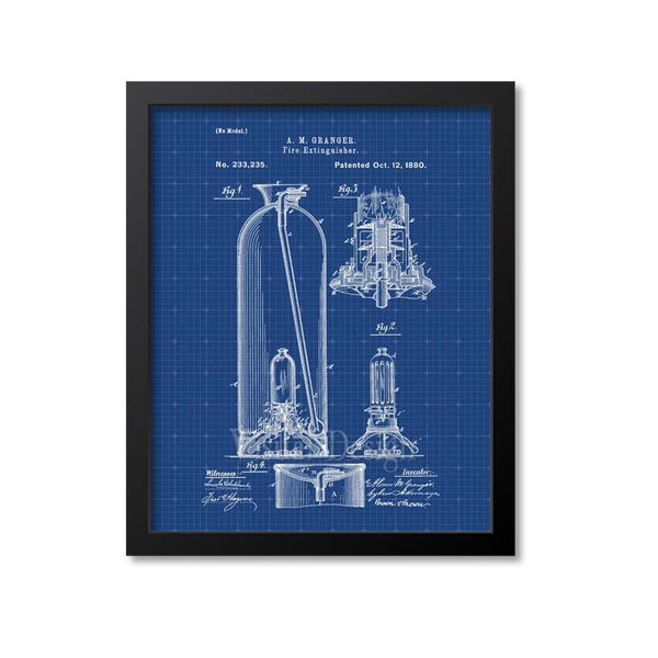 Fire Extinguisher Patent Print