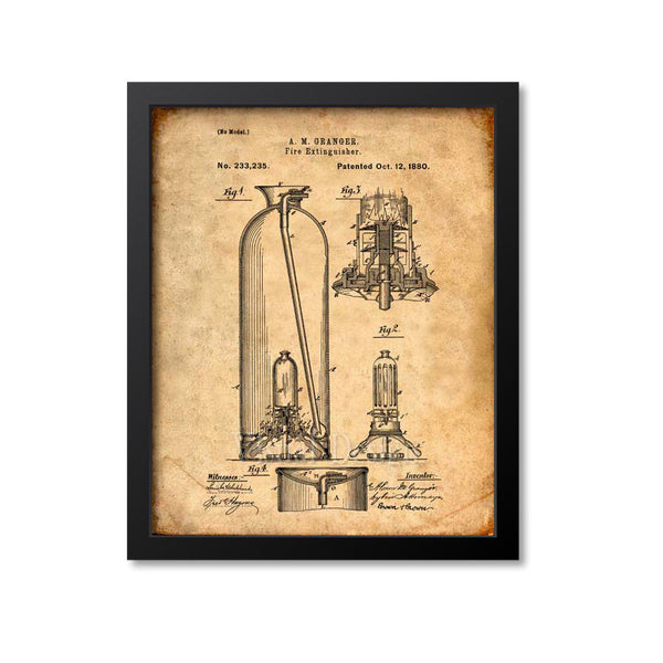 Fire Extinguisher Patent Print