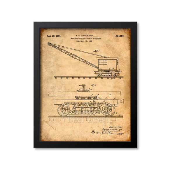 Truck For Rotatably Mounted Structures Patent Print