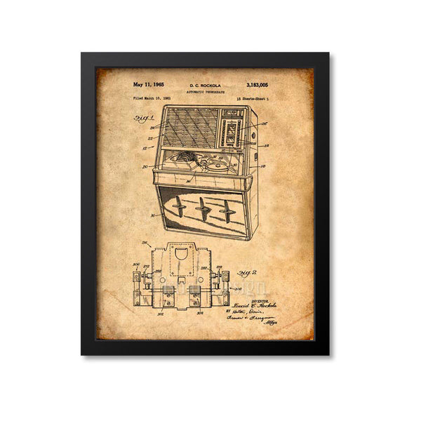 Automatic Jukebox Patent Print