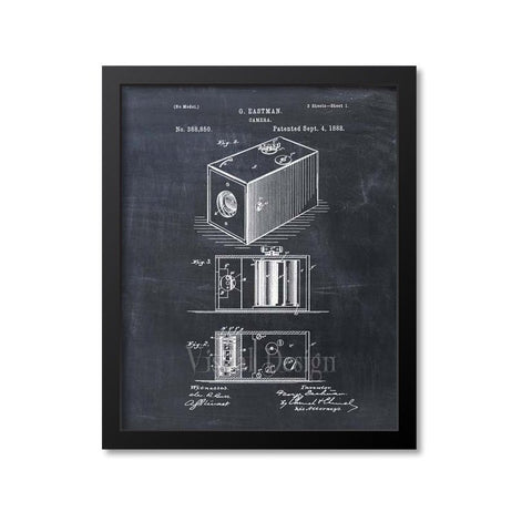 Roll Film Camera Patent Print