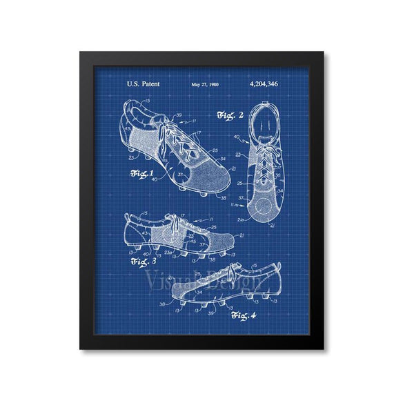 Soccer Shoes Patent Print