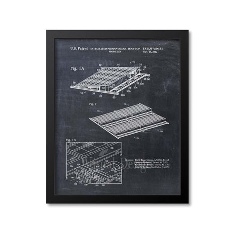 Solar Energy Patent Print