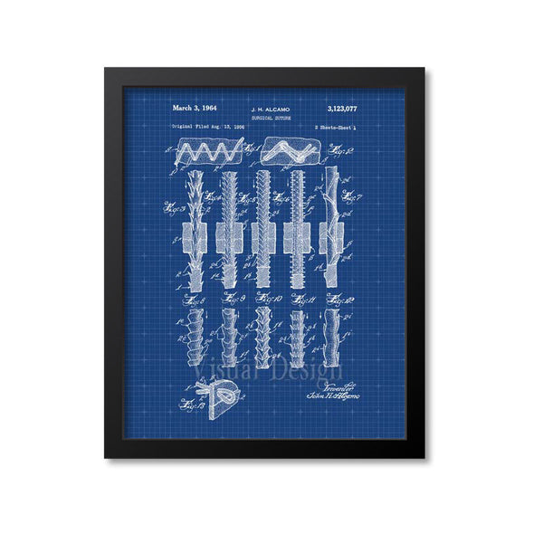 Surgical Suture Patent Print