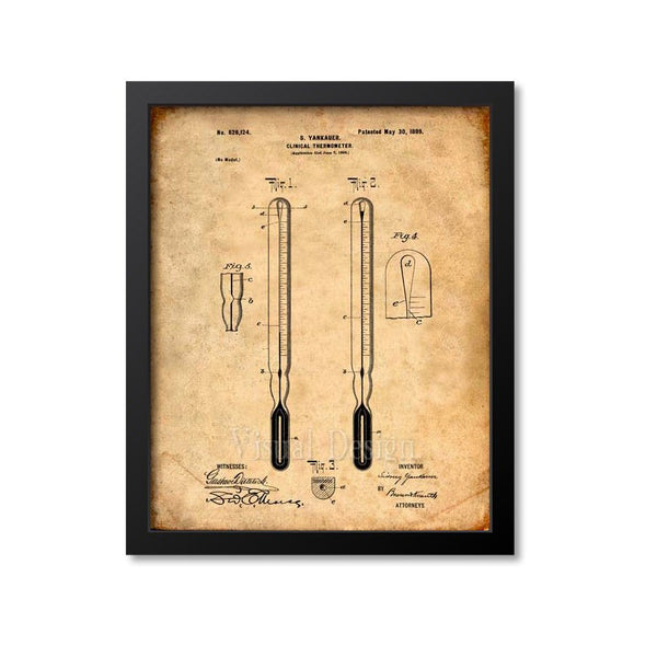 Thermometer Patent Print