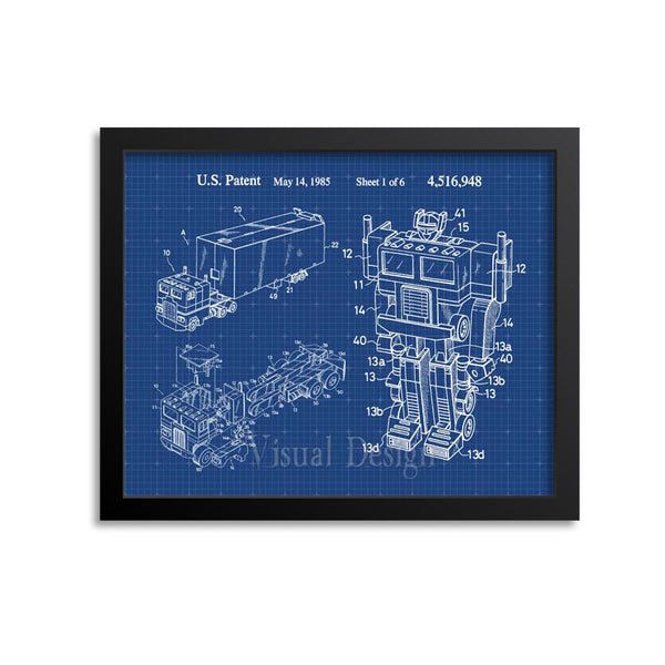 Transformer Robot Patent Print