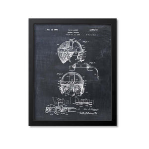 Welders Goggles Patent Print