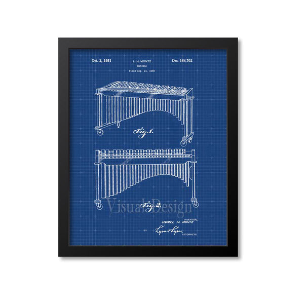 Marimba Patent Print