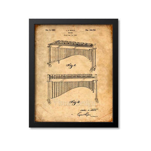 Marimba Patent Print